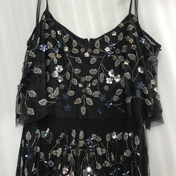 Adrianna Papell boho inspired long gown - Picture 6 of 10